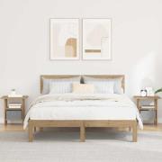 vidaXL Sängbord 2 pcs Artisan Ek 41 x 40 x 45 cm Konstruerat trä