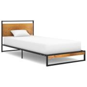 vidaXL Sängram metall 100x200 cm