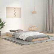 vidaXL Sängram 90x200 cm massiv furu