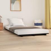 vidaXL Dagbädd svart 75x190 cm massivt furu