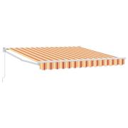 vidaXL Markis Gul och Orange 350 x 250 x 165 cm Polyester