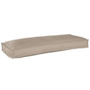 vidaXL Kudde Taupe 100 x 40 x 8 cm Oxford Tyg