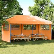 vidaXL Partytält Orange 292 x 580 x 315 cm Oxford Tyg