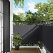 vidaXL Balkong Skärm Antracit 100 x 200 cm Oxford Tyg