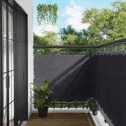 vidaXL Balkong Skärm Antracit 110 x 400 cm Oxford Tyg