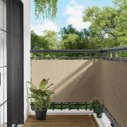 vidaXL Balkong Skärm Beige 100 x 200 cm Oxford Tyg