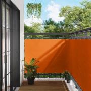 vidaXL Balkong Skärm Orange 110 x 300 cm Oxford Tyg