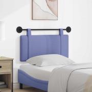 vidaXL Hängande Huvudgavel Väggmonterad Jeansblå 90 x 55 x 5 cm tyg