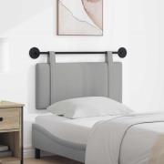 vidaXL Hängande Huvudgavel Väggmonterad Moln Grå 100 x 55 x 5 cm tyg