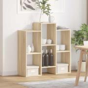 vidaXL Sideboard Sonoma-ek 90 x 30 x 90 cm