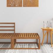 vidaXL Utomhuspall Massivt Akaciaträ Naturfärg 79 x 79 x 37 cm