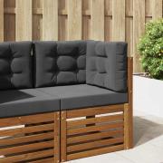 vidaXL Utomhus Soffa Kudde 3 pcs Antracit Polyester