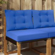 vidaXL Utomhus Soffa Kudde 2 pcs Turkos Polyester