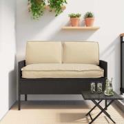 vidaXL Kuddsats 3 pcs Beige Oxford Tyg