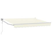 vidaXL Elektrisk Retraktabel Markis Kräm 2,5 x 2 m