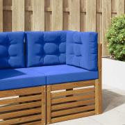 vidaXL Utomhus Soffa Kudde 3 pcs Turkos Polyester