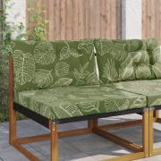 vidaXL Utomhus Soffa Kudde 2 pcs Bladdesign Polyester