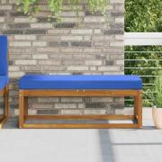 vidaXL Utomhus sitskudde Turkos 111,5 x 40 x 8 cm 100% Polyester