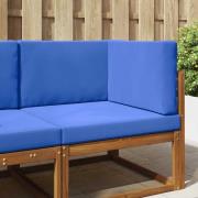 vidaXL Utomhus Soffa Kudde 3 pcs Turkos Polyester