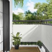 vidaXL Balkong Skärm Vit 100 x 800 cm Oxford Tyg