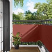 vidaXL Balkong Skärm Terracotta 100 x 1000 cm Oxford Tyg