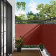 vidaXL Balkong Skärm Terracotta 110 x 1000 cm Oxford Tyg