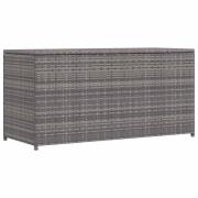 vidaXL Dynbox grå 120x50x60 cm konstrotting