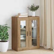 vidaXL Förvaringsskåp Väggmonterad Artisan Ek 69,5 x 34 x 90 cm