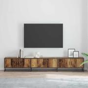 vidaXL TV Enheter 2 pcs Gammalt trä 240 x 35 x 41 cm Konstruerat trä