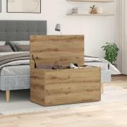 vidaXL Förvaringskista artisan ek 84x42x46 cm konstruerat trä