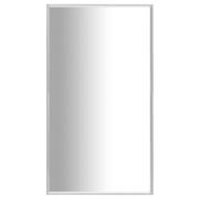 vidaXL Väggspegel 80x60 cm silver