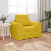 vidaXL Soffsäng Gul 98 x 71 x 83 cm Sammet