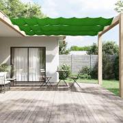 vidaXL Markis vertikal ljusgrön 180x600 cm oxfordtyg