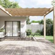 vidaXL Markis vertikal taupe 60x1200 cm oxfordtyg