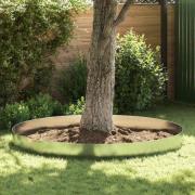 vidaXL Rabattkanter 10 st galvaniserat stål 100x20 cm