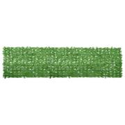 vidaXL Balkongskärm gröna blad 400x100 cm