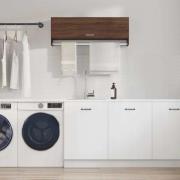 vidaXL Klädhängare brun ek 100x32,5x35 cm konstruerat trä