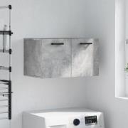 vidaXL Väggskåp betonggrå 60x36,5x35 cm konstruerat trä