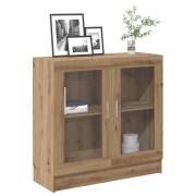 vidaXL Bokhylla artisan ek 82,5x30,5x80 cm konstruerat trä