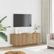 vidaXL Tv-bänk artisan ek 100x35x40 cm konstruerat trä