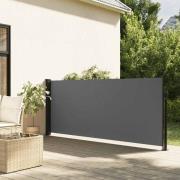 vidaXL Utdragbar sidomarkis antracit 120x500 cm