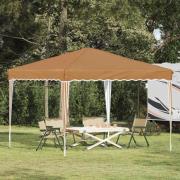 vidaXL Pop-up Partytält Beige 288 x 288 x 245 cm Oxford Tyg