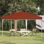 vidaXL Pop-up Partytält Terracotta 288 x 288 x 245 cm Oxford Tyg