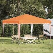 vidaXL Pop-up Partytält Orange 288 x 288 x 245 cm Oxford Tyg