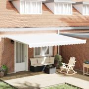 vidaXL Markis Vit 450 x 350 x 165 cm Polyester