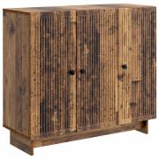 vidaXL Sideboard Gammalt trä 89 x 34,5 x 80 cm Konstruerat trä