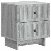 vidaXL Nattduksbord Grå sonoma-ek 43 x 34,5 x 47,5 cm Konstruerat trä