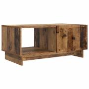 vidaXL Kaffeebord Gammalt trä 90 x 50 x 40 cm Konstruerat trä