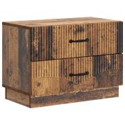 vidaXL Nattduksbord Gammalt trä 62 x 34,5 x 44,5 cm Konstruerat trä