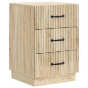 vidaXL Nattduksbord Sonoma-ek 43 x 41 x 63,5 cm Konstruerat trä